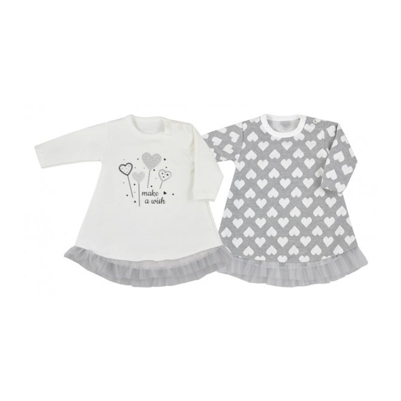 Kleitiņa pelēka ar sirsniņām, 80 izmērs, Koala, 08-433