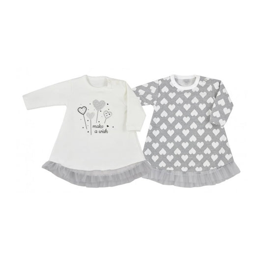 Kleitiņa pelēka ar sirsniņām, 80 izmērs, Koala, 08-433