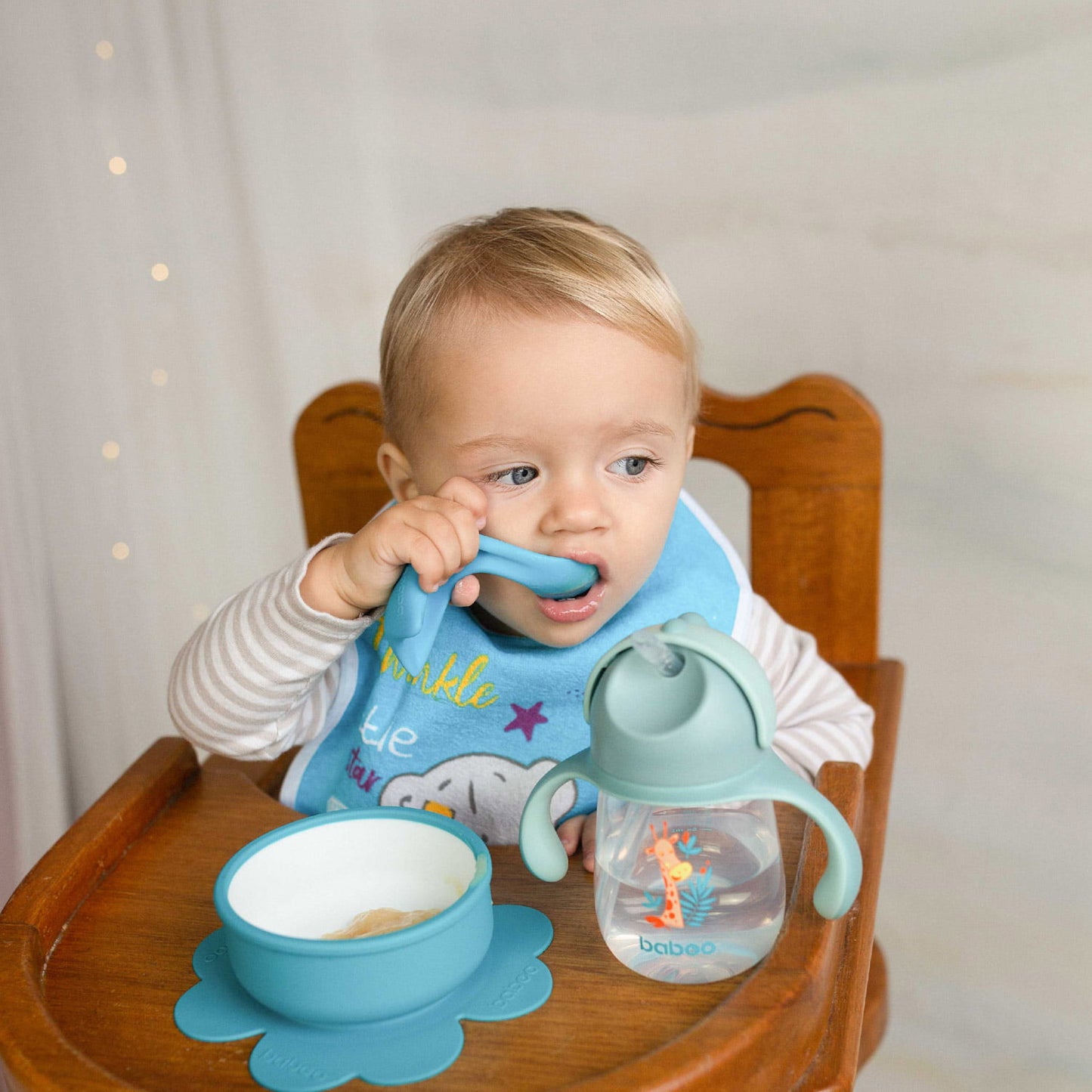 Mācību karote - zaļa, Baboo, 10-030