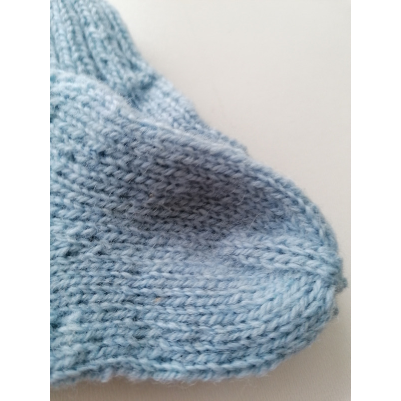 Wool socks for newborns, blue tones, BBcollection, 002