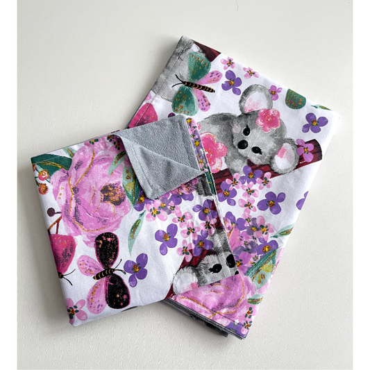 Mitrumnecaurlaidīgu autiņu komplekts - koalas ziedos, BBcollection, 018