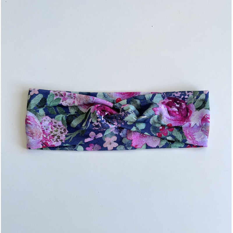 Matu lenta / ausainīte - ziedi, 40-44cm, BBcollection, 122