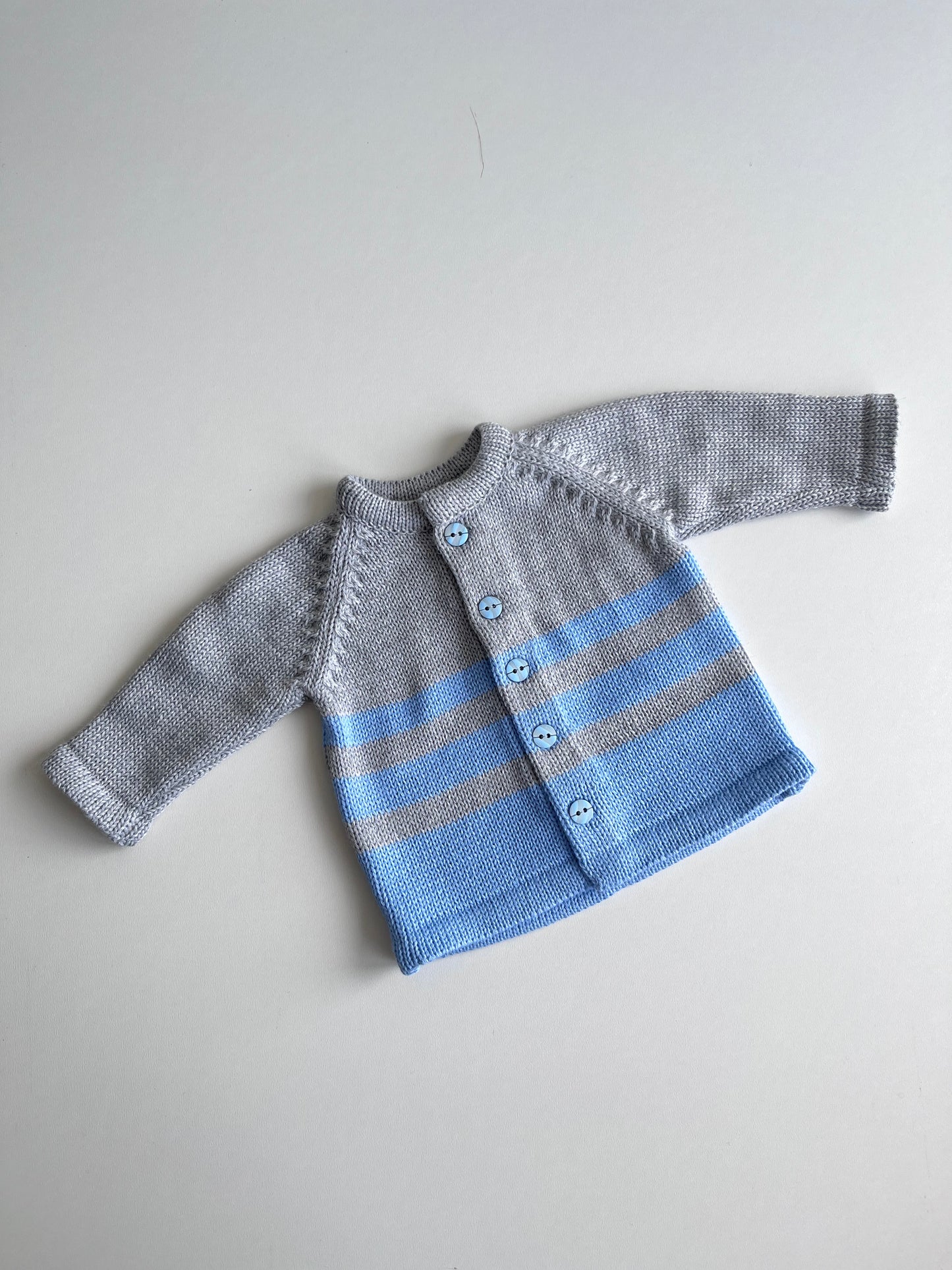 Knitted cardigan Stripes, 0-3 months, BBcollection, 010