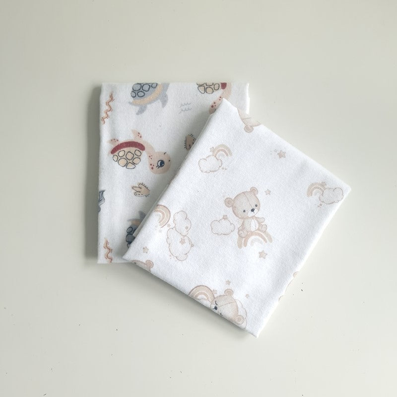 Kokvilnas flaneļa autiņu komplekts, 100