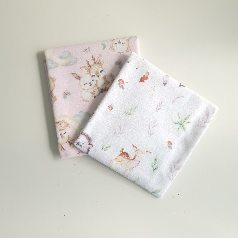 Cotton diaper, rainbow, 70x70cm