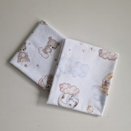 Kokvilnas flaneļa autiņu komplekts, 102