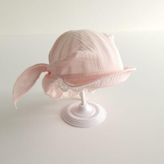 Sasienams muslina lakatiņš, rozā, BBcollection