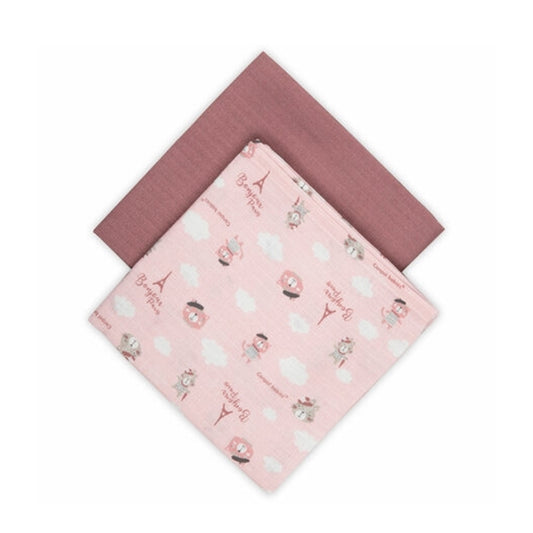 Autiņu komplekts Rozā, Canpol, 26/901