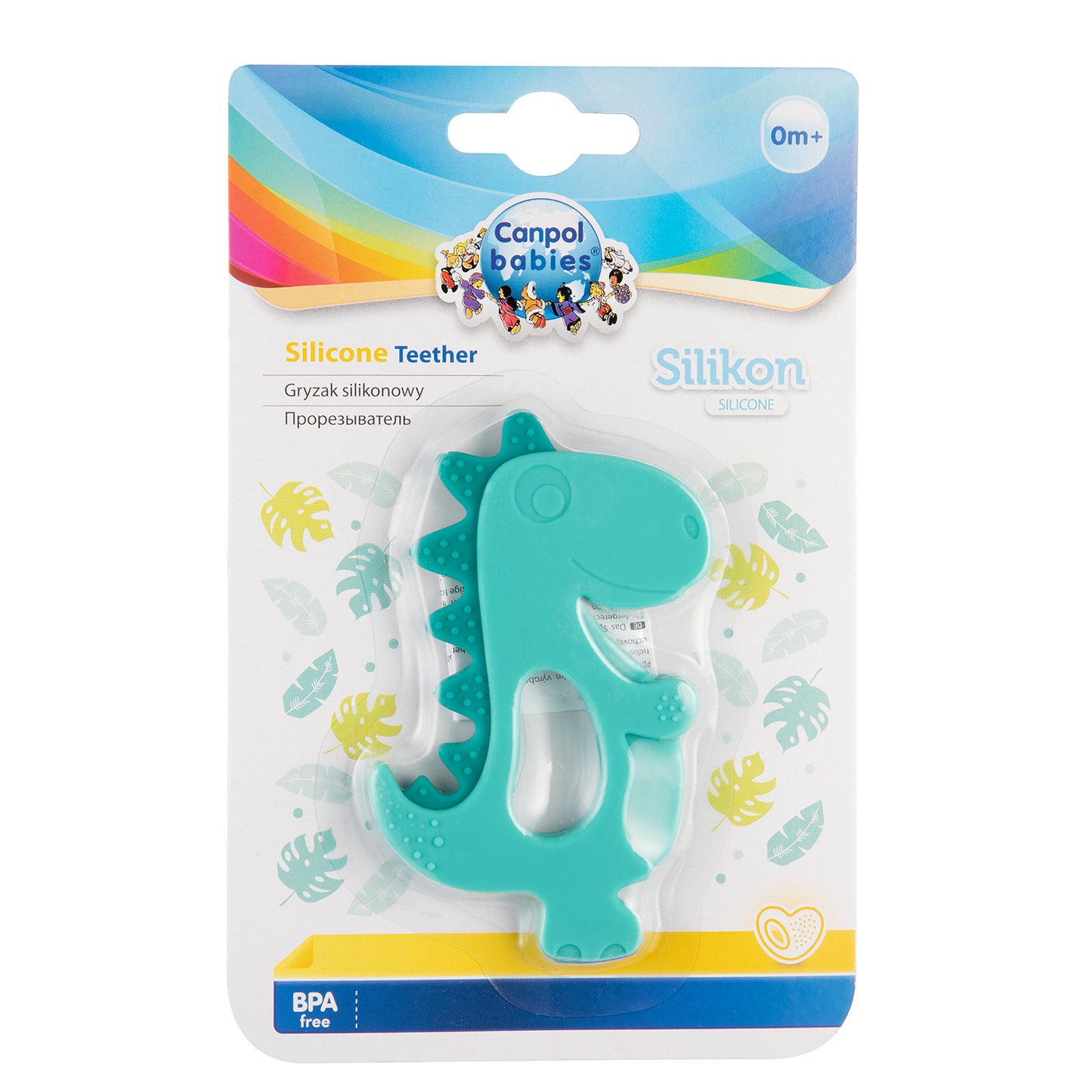 Silicone teether Dinosaur, Canpol, 51/006