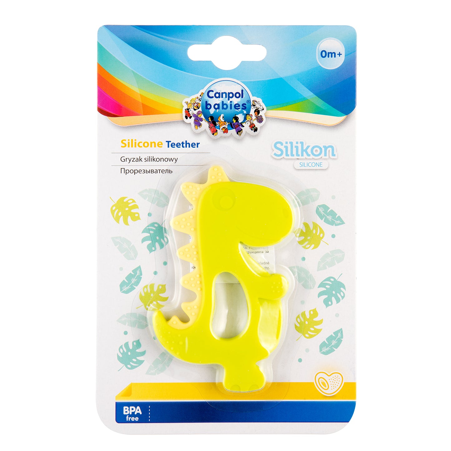 Silicone teether Dinosaur, Canpol, 51/006