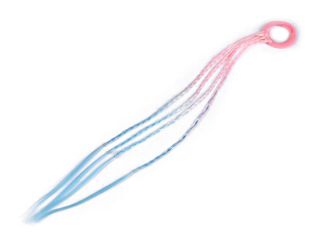 Matu gumija ar krāsainām bizēm, 900392