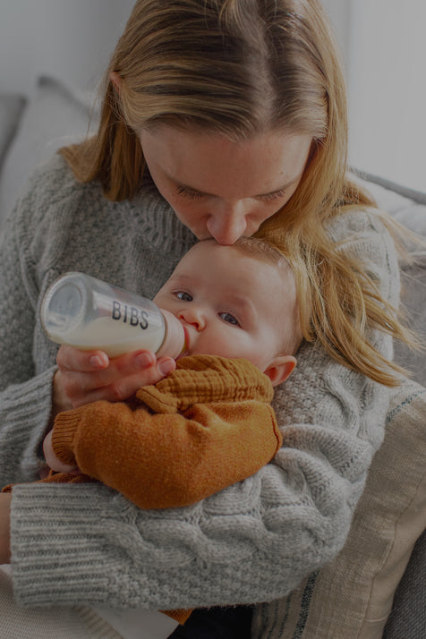 Glass bottle, 225ml, BIBS