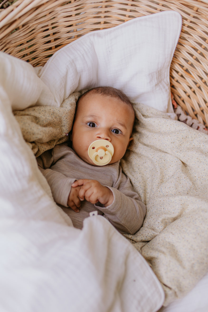 BIBS colour round knupīši, Ivory / Sage