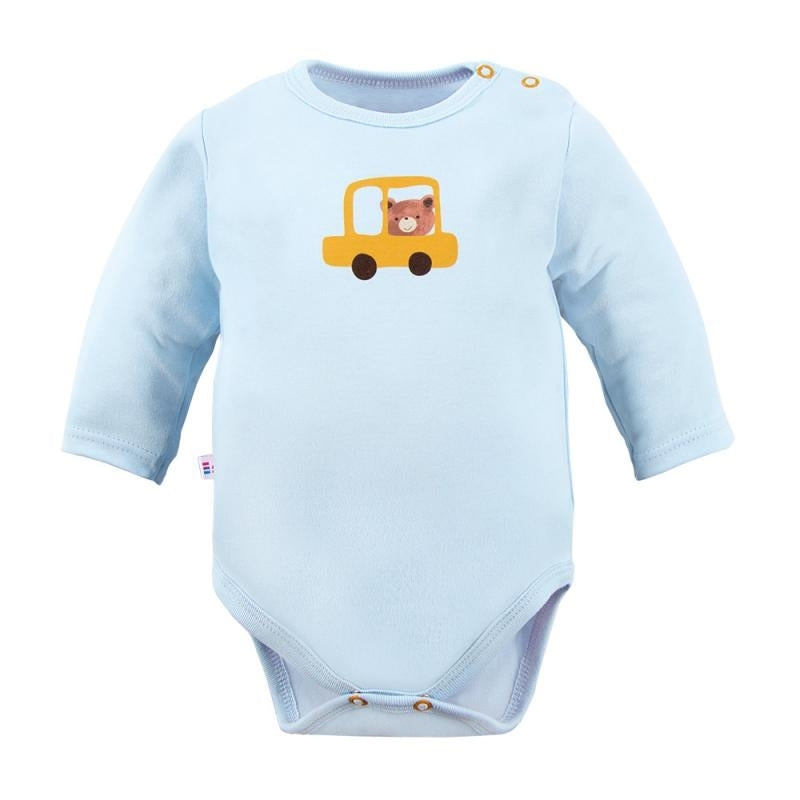 Bodijs bērniem Cars&Bears zils, 74-98 izmērs