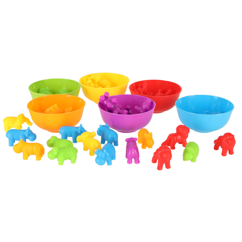 Montessori skaitīšanas spēle Safari dzīvnieki, KX5698