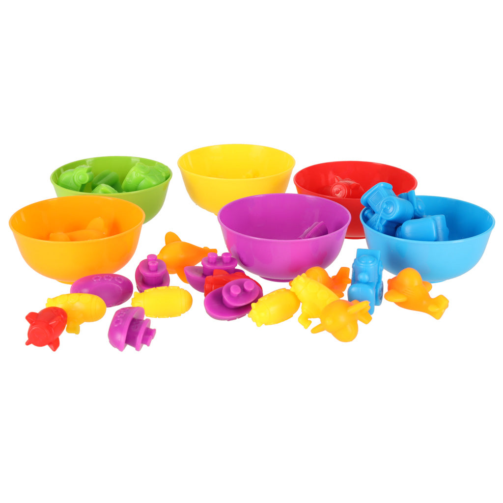 Montessori skaitīšanas spēle Transportlīdzekļi, KX5699