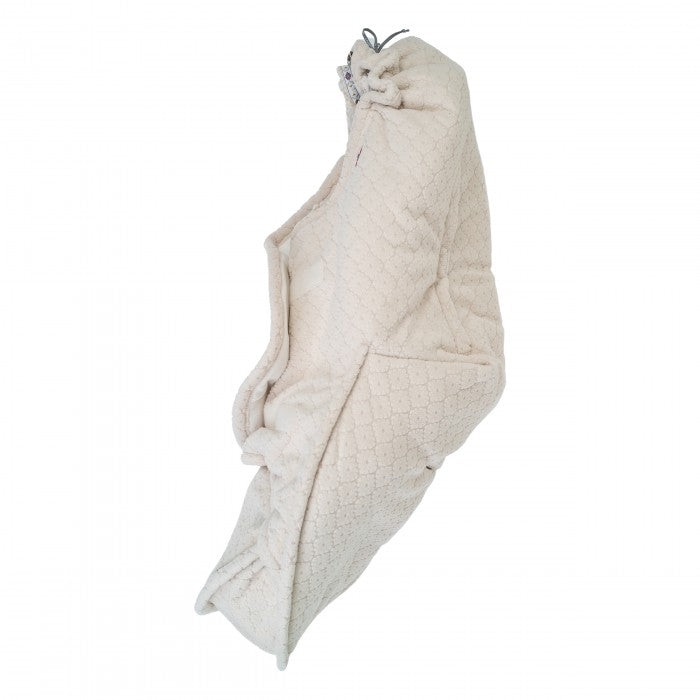 Lodger Bunker Folklore Fleece vissezonas guļammaiss Birch krāsa, redzams sāns.