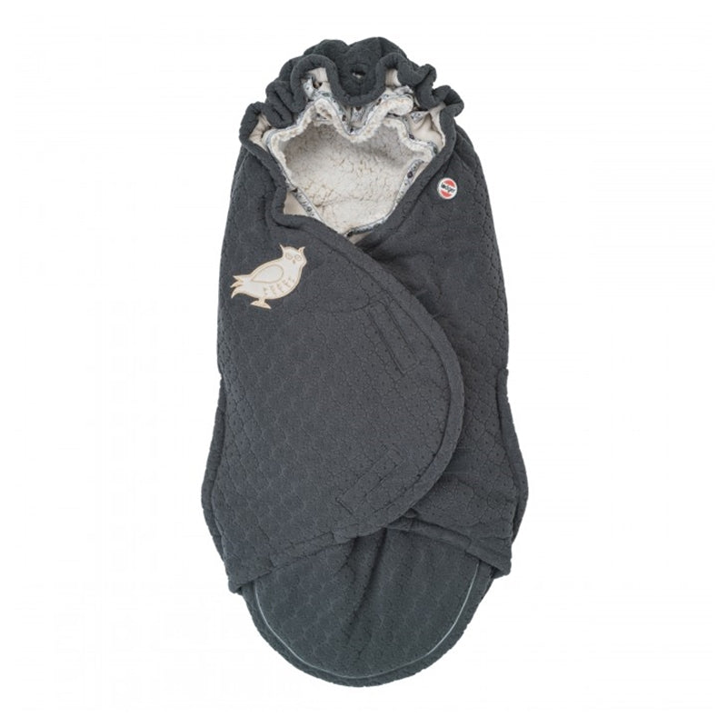 Lodger Bunker Folklore Fleece vissezonas guļammaiss Pigeon krāsa, redzama priekša.