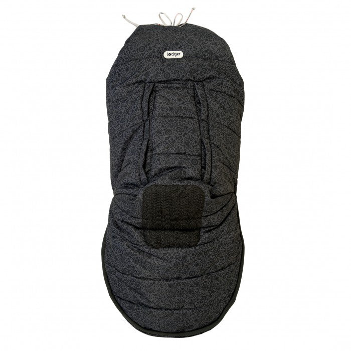 Lodger Bunker Folklore Taslon vissezonas guļammaiss pigeon krāsa, redzama guļammaisa aizmugure.