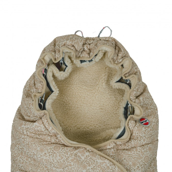 Lodger Bunker Folklore Taslon vissezonas guļammaiss birch krāsa, redzama guļammaisa augšdaļa.