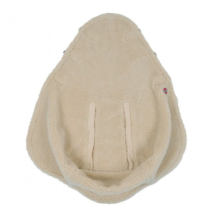 Lodger Bunker Folklore Taslon vissezonas guļammaiss birch krāsa, redzams guļammaisa iekšas materiāls.