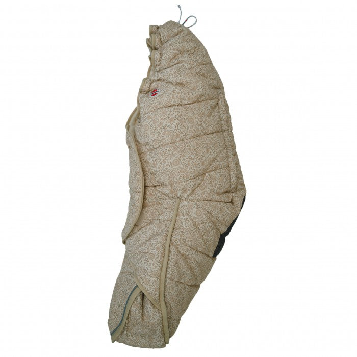 Lodger Bunker Folklore Taslon vissezonas guļammaiss birch krāsa, redzams guļammaisa sāns.