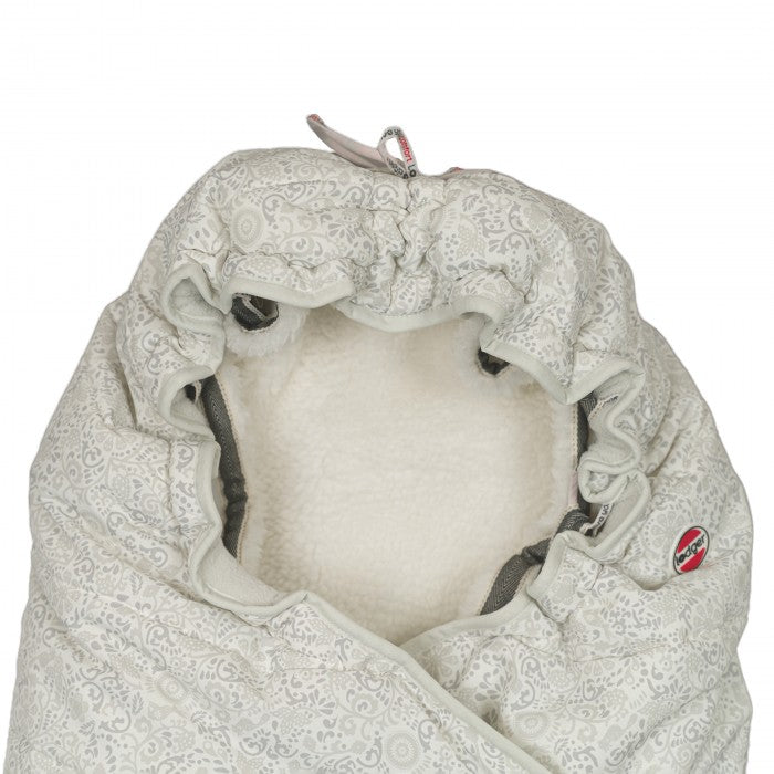 Lodger Bunker Folklore Taslon vissezonas guļammaiss drizzle krāsa,  redzama guļammaisa augšdaļa.