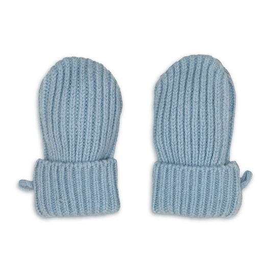 Lodger Mittens Folklore Merino vilnas bērnu cimdiņi blue fogg krāsa, Pieejami divos izmēros: 0-12M un 12-24M.