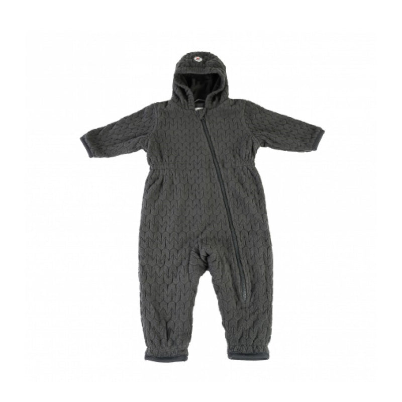 Lodger Skier Empire Fleece kombinezons, SK 626, redzama priekša, pieejams divos izmēros 3-6M un 6-12M.