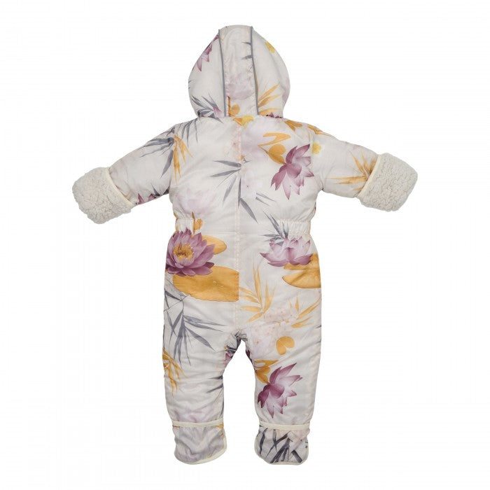 Lodger Skier Empire kombinezons, Lotus, SK 500, redzama aizmugure, pieejams divos izmēros 6-12M un 12-18M.