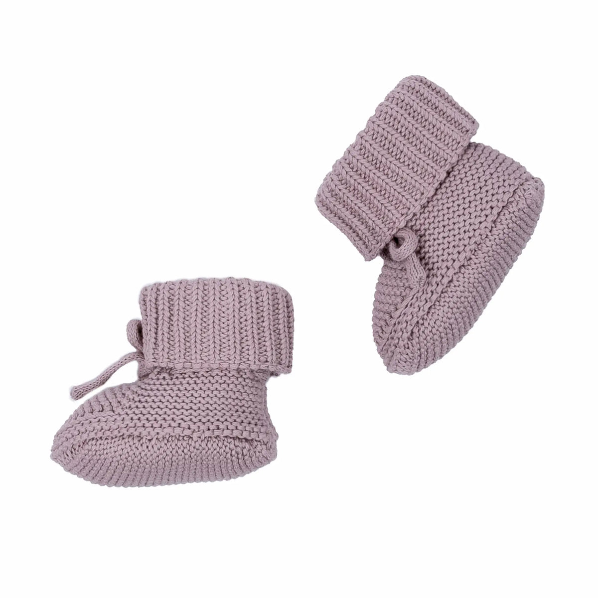 Lodger Slipper knit kokvilnas čībiņas rose krāsā. Redzamas no sāna.