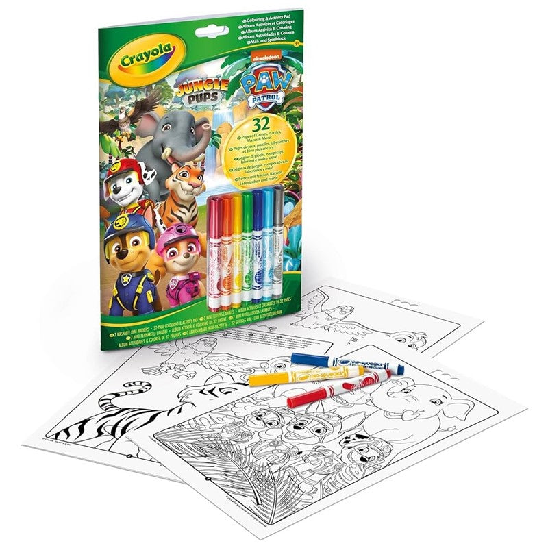 Attēla redama Paw Patrol krāsojamā grāmata