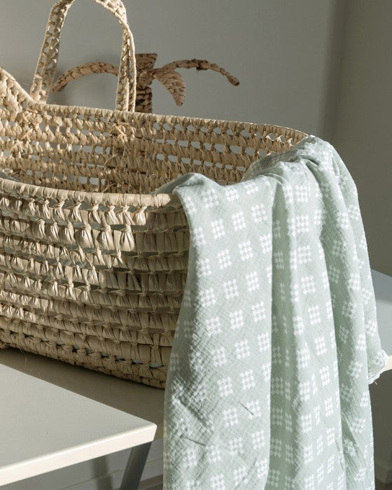 Lodger Swaddle Tribe Muslin kokvilnas autiņš, 120x120 cm