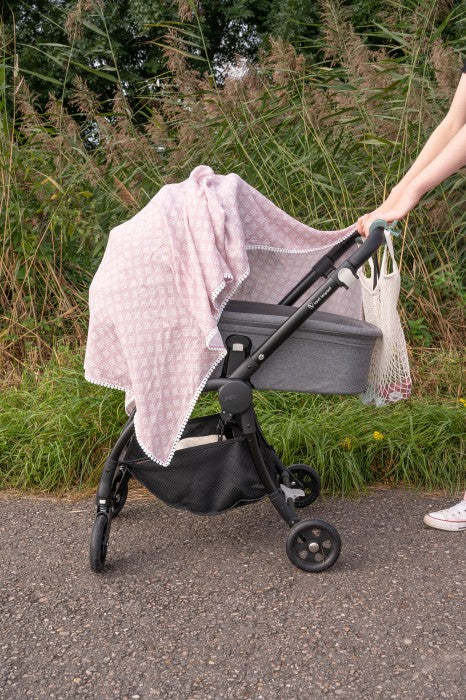 Lodger Swaddle Tribe Muslin kokvilnas autiņš, 120x120 cm