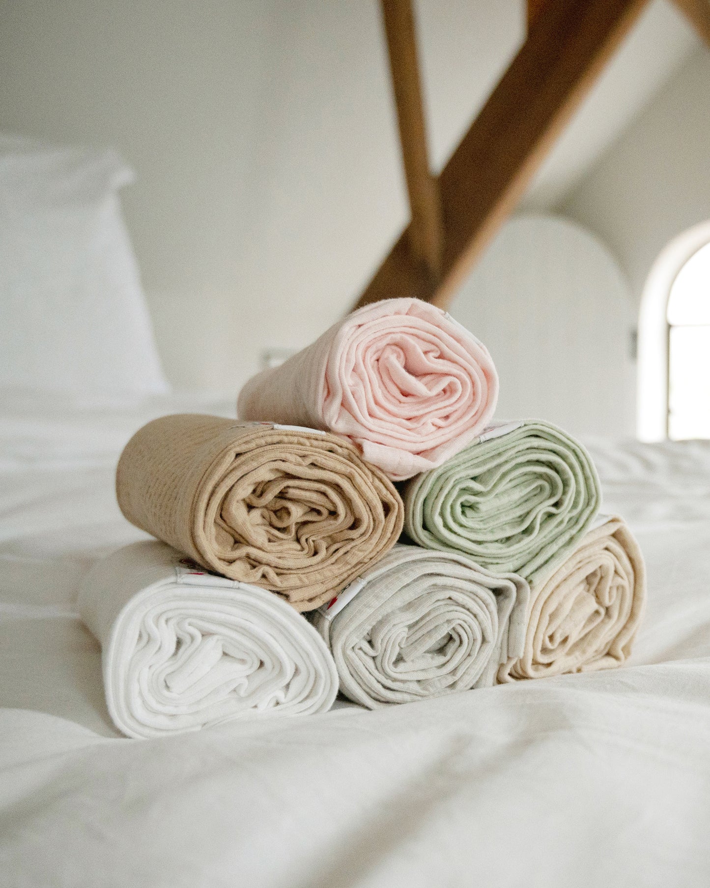 Lodger Swaddler Seersucker kokvilnas autiņš, 120x120 cm