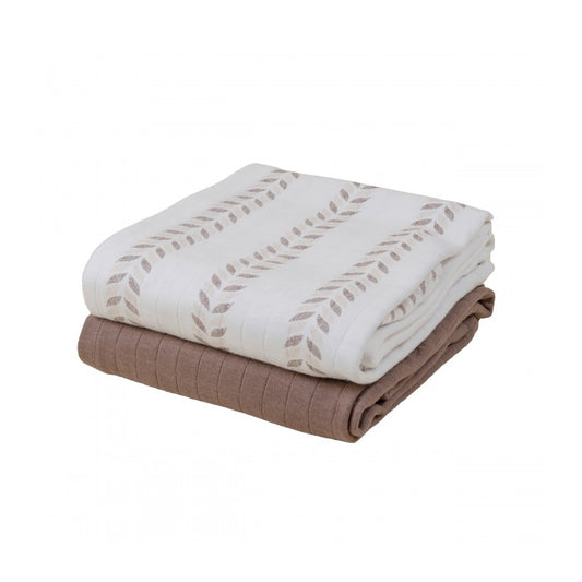 Lodger Swadler Solid Matcha kokvilnas autiņš, 110x110 cm, Birch/Buffalo, SW 1093