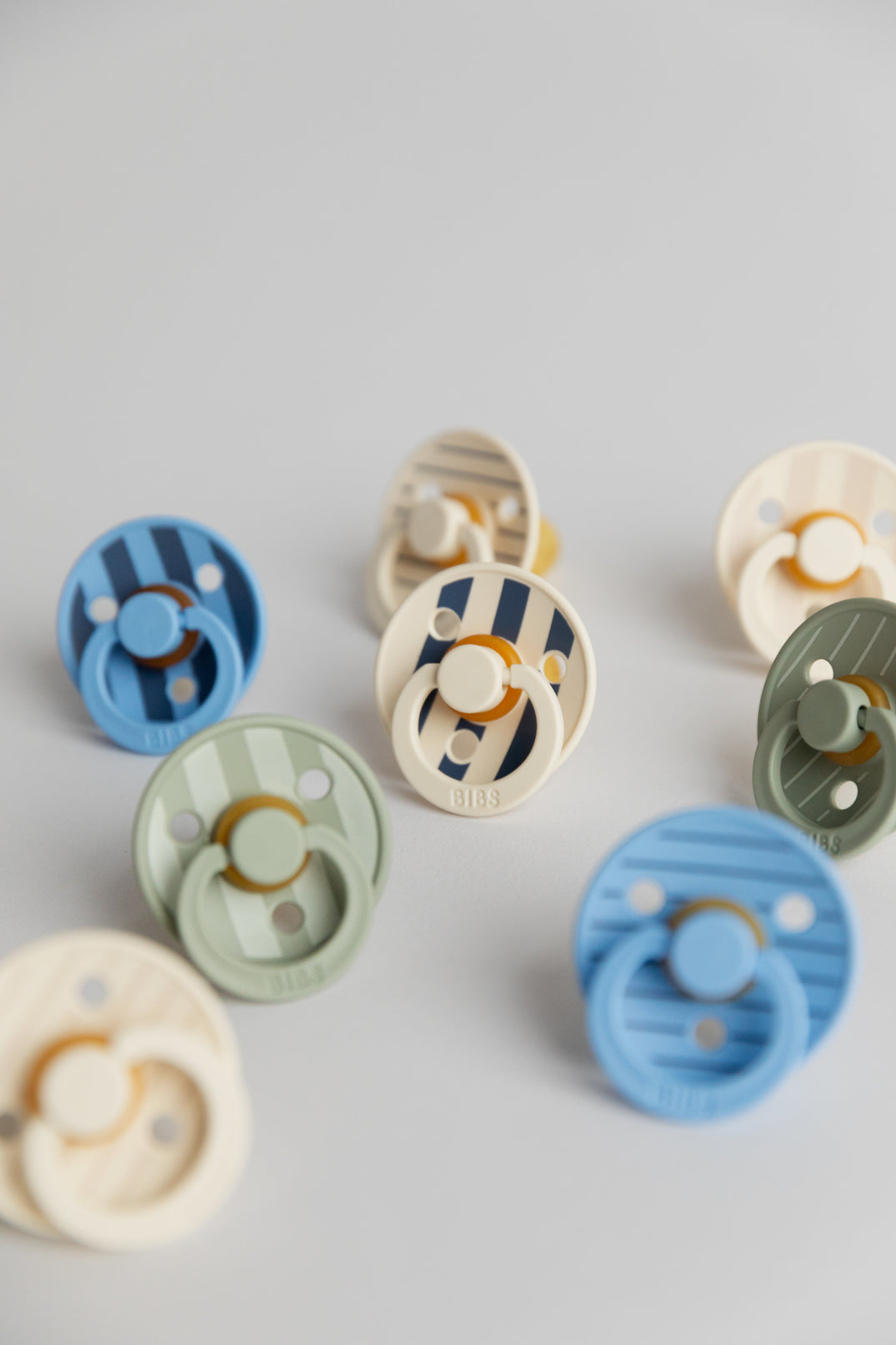 BIBS Studio Collection – Color Round pacifiers