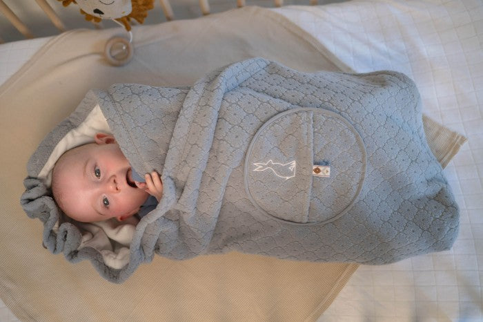 Lodger Wrapper Folklore Fleece ietinamā sedziņa Drizzle, WPF629