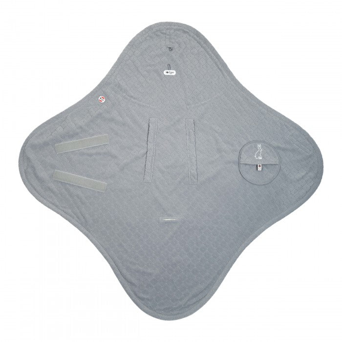 Lodger Wrapper Folklore Fleece ietinamā sedziņa Drizzle, WPF629