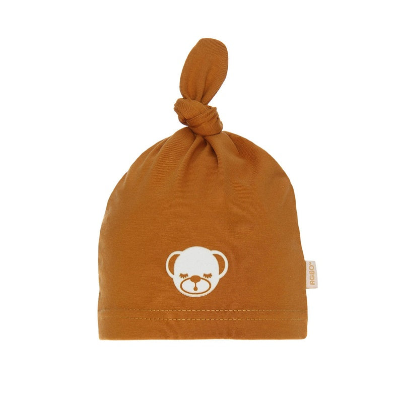 Hat with a brim, brown, 36-38, Agbo, 4794