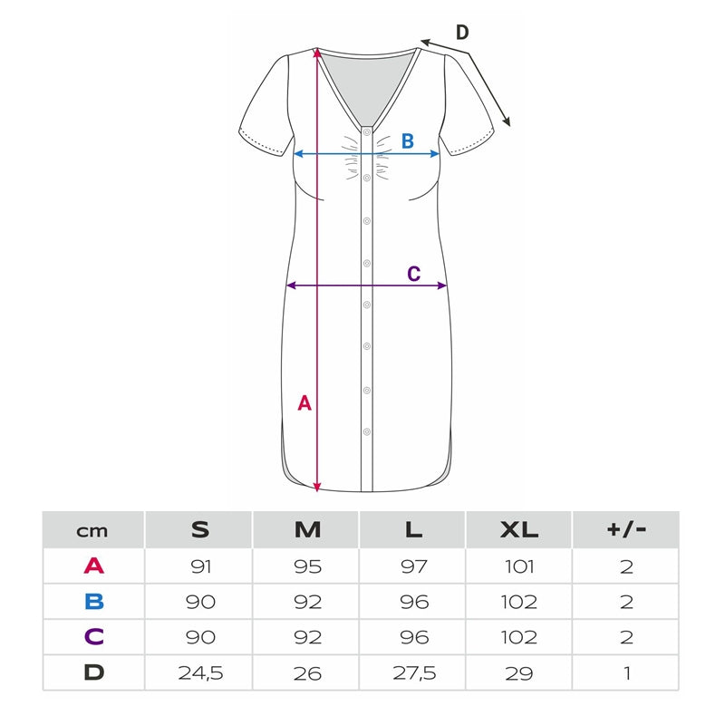 Naktskrekls mammām Mary, tumši zils