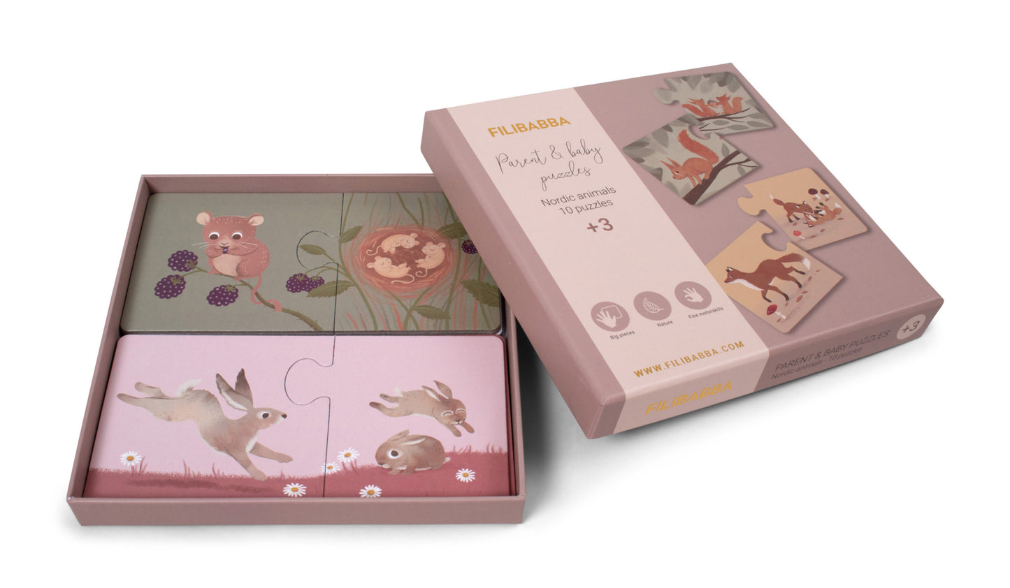 Pirmā puzzle Vecāki un mazuļi, Filibabba