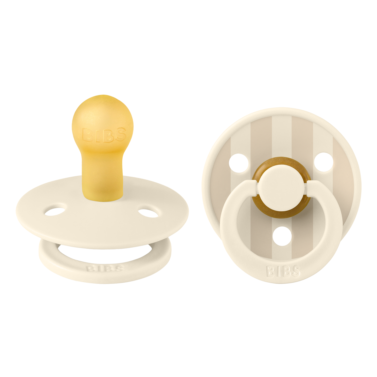 BIBS Studio Collection – Colour Round knupīši, Pin Ivory Vanilla mix