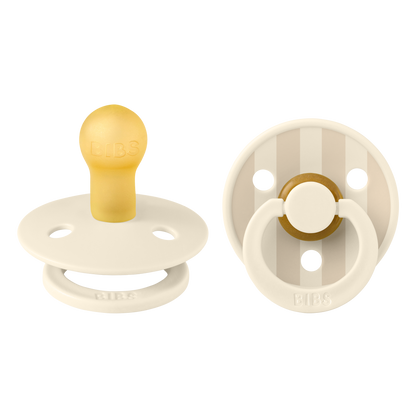 BIBS Studio Collection – Colour Round knupīši, Pin Ivory Vanilla mix