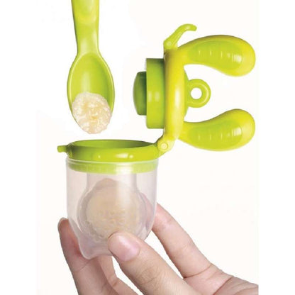 Food feeder, size L, 6+M, Green, Kidsme, 160337