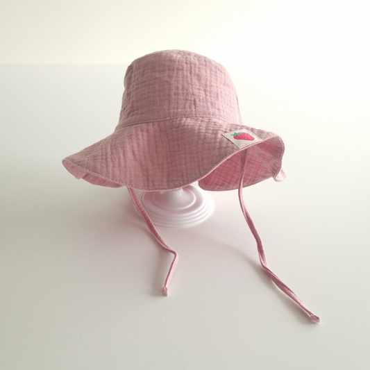 Muslina cepure, rozā, BBcollection