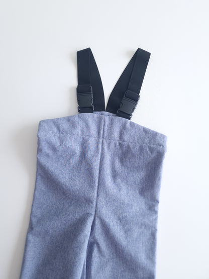 Softshell bikses ar lencēm, gaiši zilas, 80-86, BBcollection