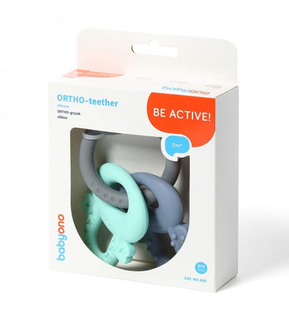 Silicone teething ring ORTHO, BabyOno, 487