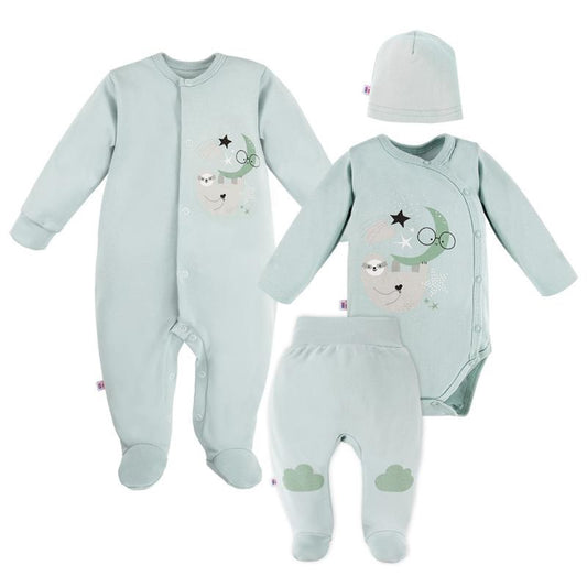 Apģērbu komplekts mazuļiem mint Mellow, 50-68 izmērs