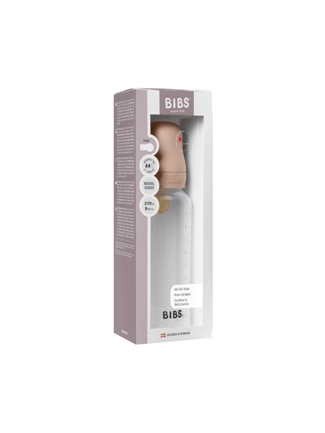 BIBS Plastic barošanas pudelīte, 270ml